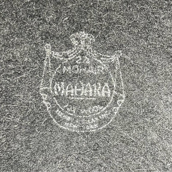 Vintage Mahara Mohair & Wool Wide Brim Hat – Union Made – Black Statement Hat - Picture 8 of 10